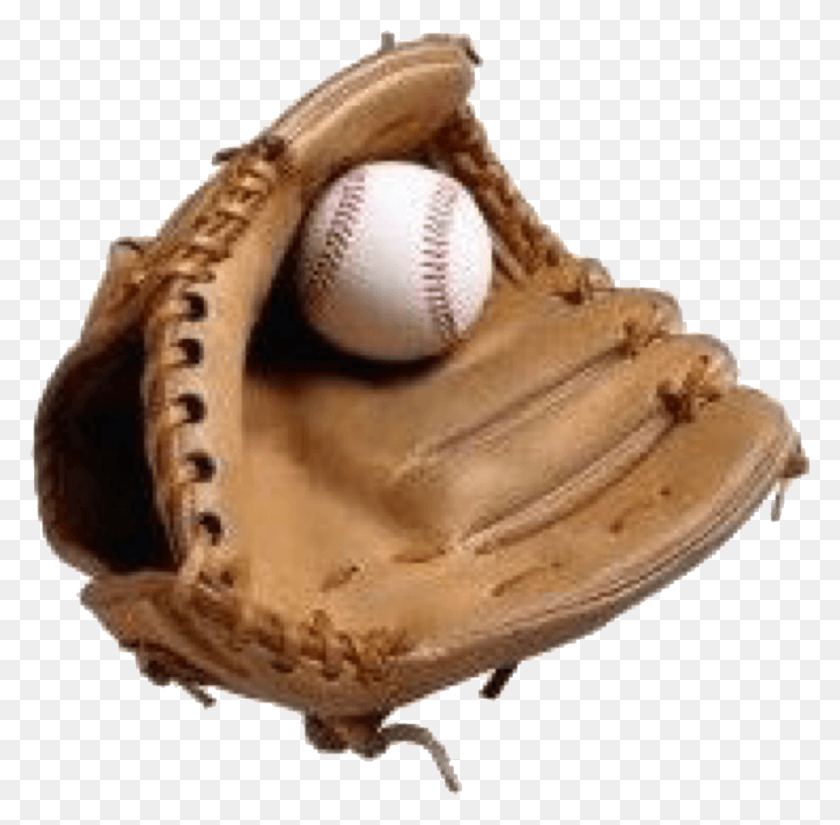 1376x1351 Brown Baseball Mitt Polyvore Moodboard Filler Baseball Ball And Glove, Clothing, Apparel, Sport HD PNG Download
