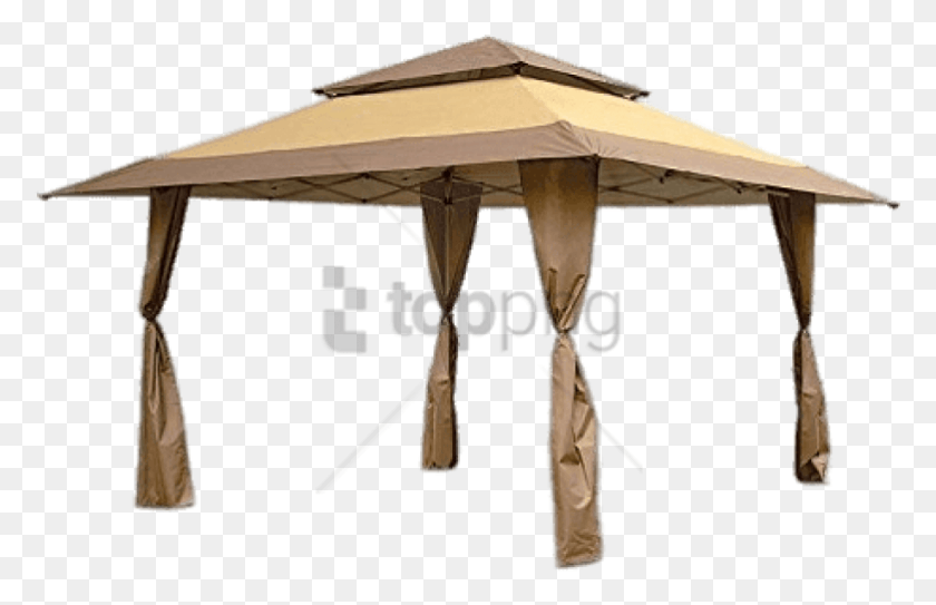 782x485 Brown Canopy Image With Transparent Background Instant Gazebo, Tent, Patio Umbrella, Garden Umbrella Descargar Hd Png