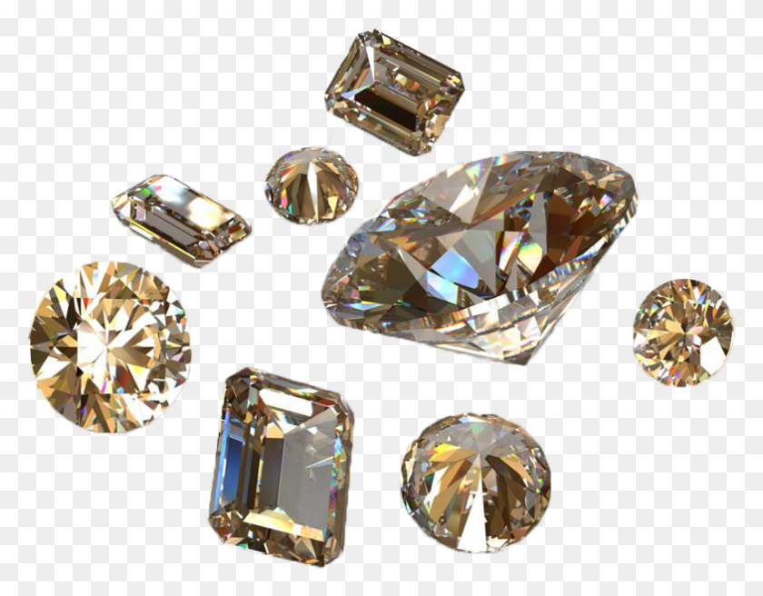 784x600 Коричневые Бриллианты, Бриллиант, Драгоценный Камень, Ювелирные Изделия Hd Png Скачать