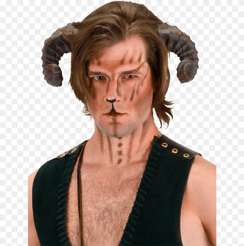 650x848 Brown Dragon Horns Satyr Horns Costume, Adult, Portrait, Photography, Person Sticker PNG