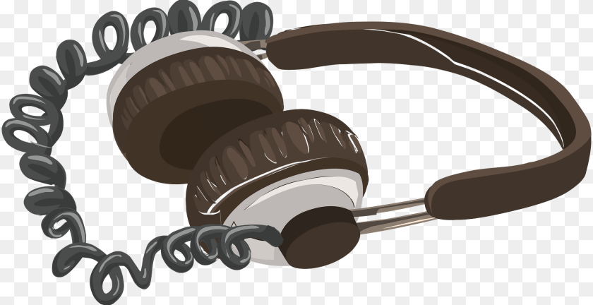 1920x988 Brown Headphones Electronics, Device, Grass, Lawn Clipart PNG
