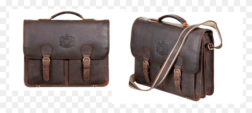 1053x427 Brown Satchel Duo Velorbis Leather Bags, Briefcase, Bag, Handbag HD PNG Download