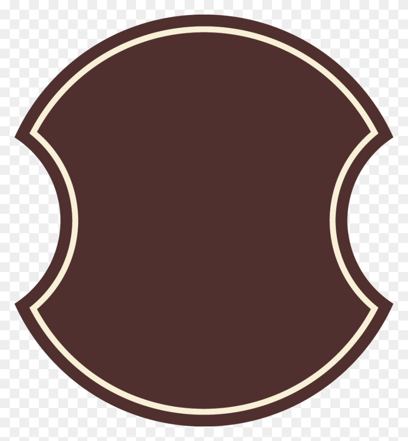 894x972 Brown Shield Top Triangle Badge Karlsruher Sc, Armor HD PNG Download