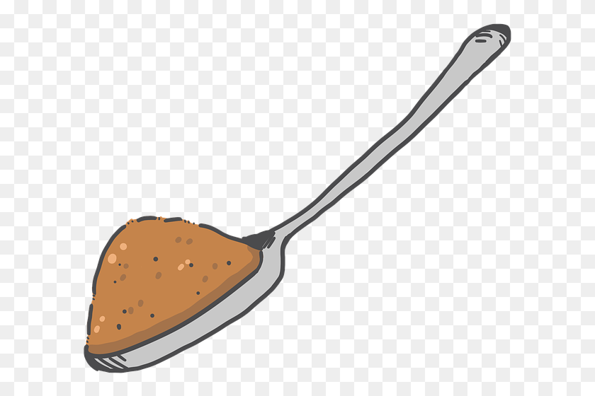 609x500 Brown Sugar Clipart, Fork, Cutlery, Spoon HD PNG Download