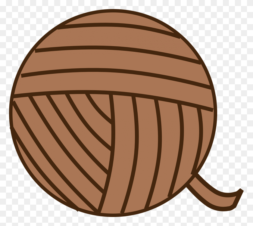 1280x1134 Brown Yarn Svg Clip Arts 600 X 532 Px, Sphere, Lamp, Bowl HD PNG Download