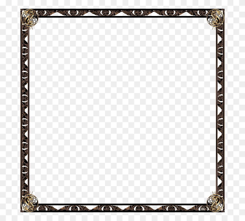 700x700 Brownbrass Picture Frames 7 Of 13 Pages Picture Frame, Mirror HD PNG Download