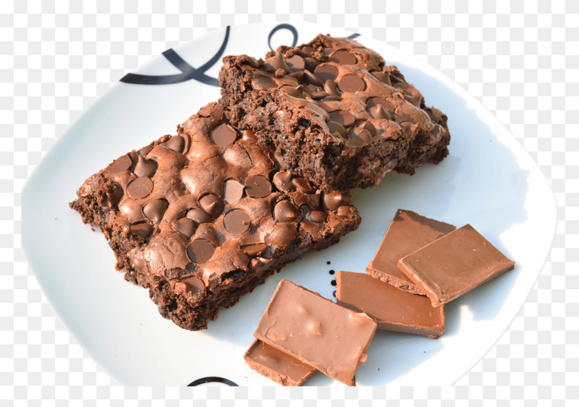1024x698 Brownie Con Chispas Chocolate, Fudge, Dessert, Food HD PNG Download