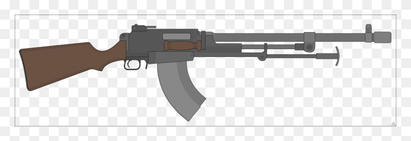 1642x486 Browning Automatic Rifle Rifle, Gun, Weapon, Weaponry HD PNG Download