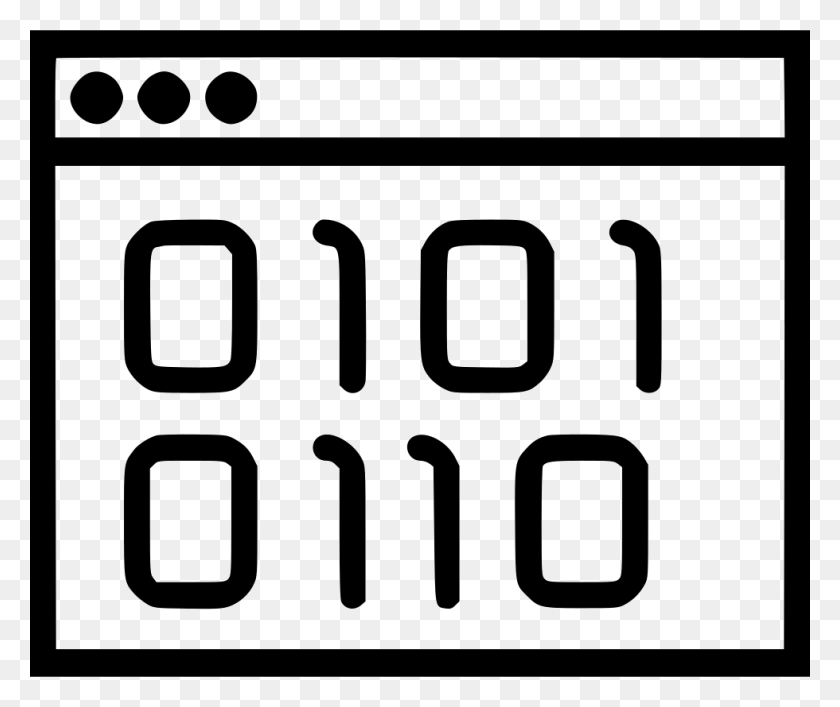 980x814 Browser Data Binary Code Comments Programming Language Icon, Number, Symbol, Text HD PNG Download