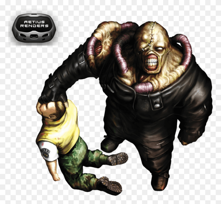 808x740 Browsing Resident Evil All Tyrant, Person, Human, Hand HD PNG Download