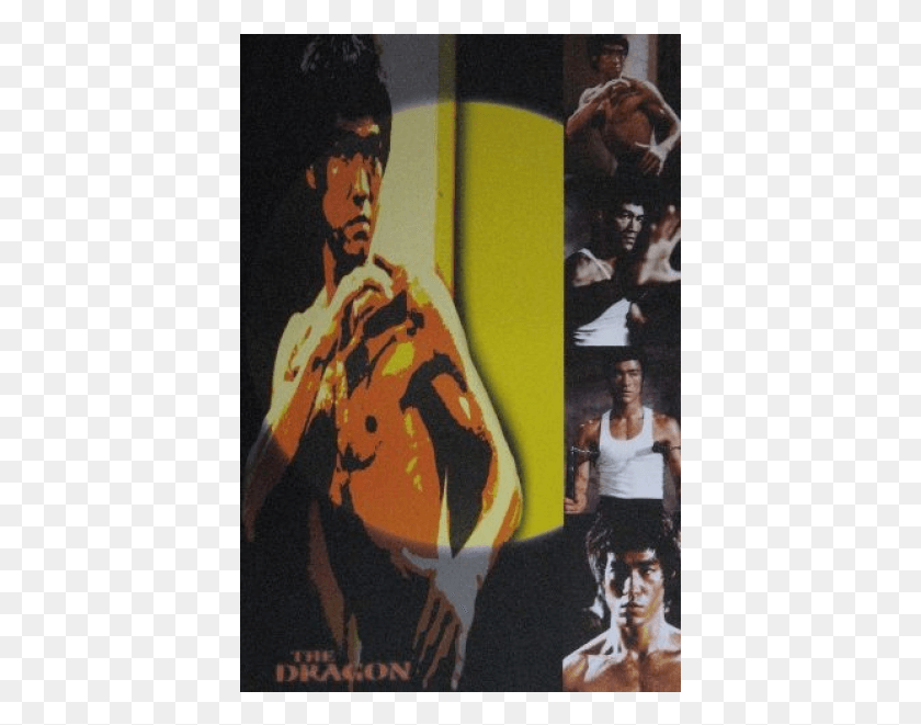 403x601 Bruce Lee Collage, Person, Human, Label HD PNG Download