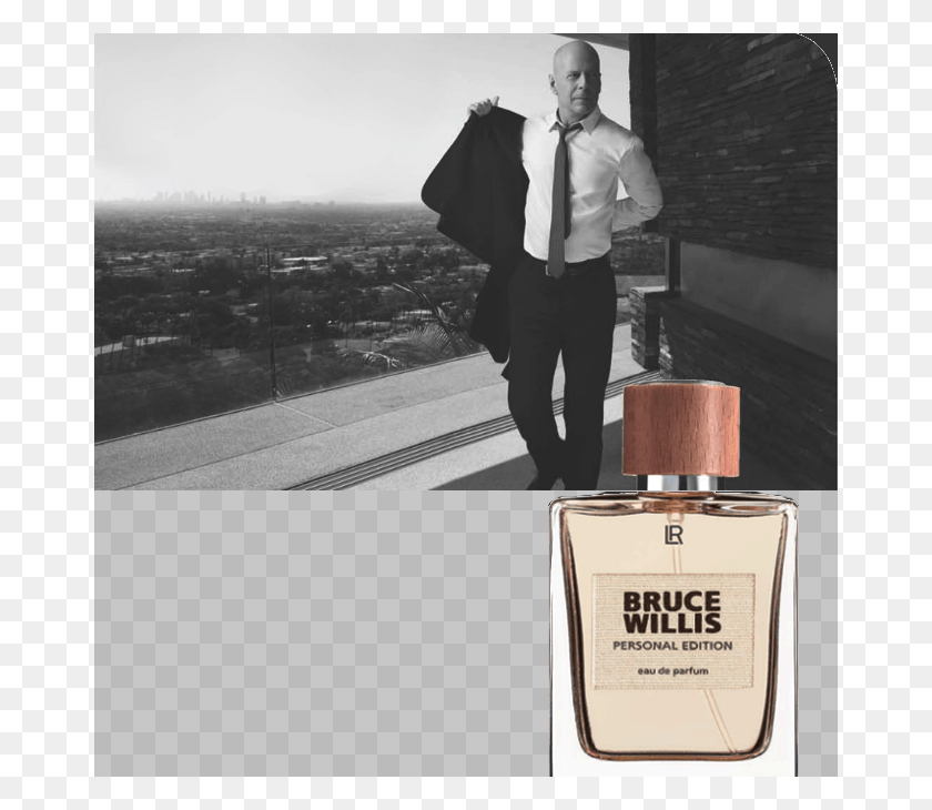 670x670 Bruce Willis Personal Edition Eau De Parfum 50ml Perfume, Bottle, Person, Human HD PNG Download