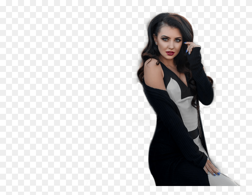 1024x777 Brunette Sticker Photo Shoot, Clothing, Person, Female HD PNG Download