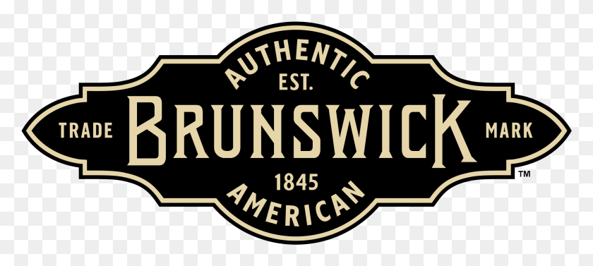 2187x889 Логотип Brunswick Billiards, Этикетка, Текст, Слово Hd Png Скачать