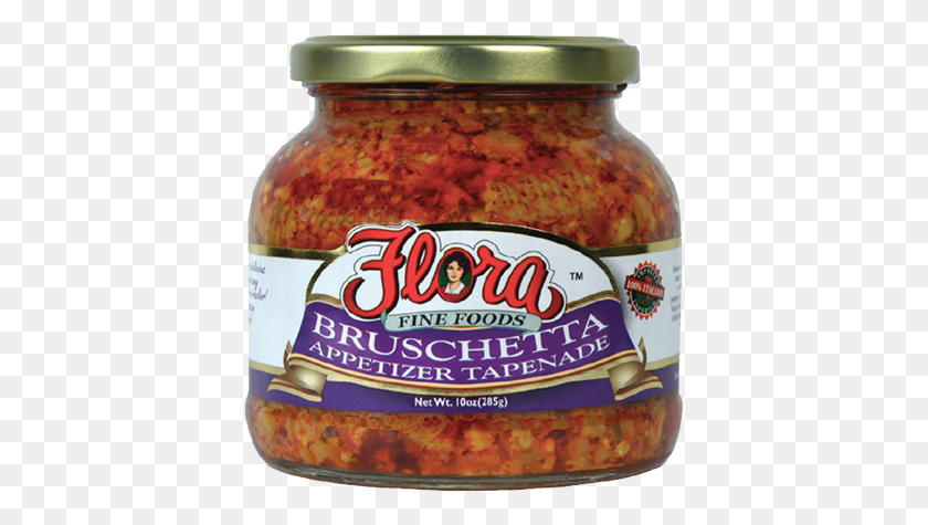 399x415 Bruschetta Appetizer Topping Stewed Tomatoes, Relish, Food, Pickle Descargar Hd Png