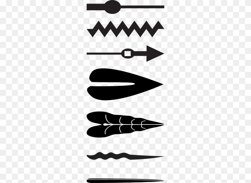 Brush Cutlery, Text Clipart PNG