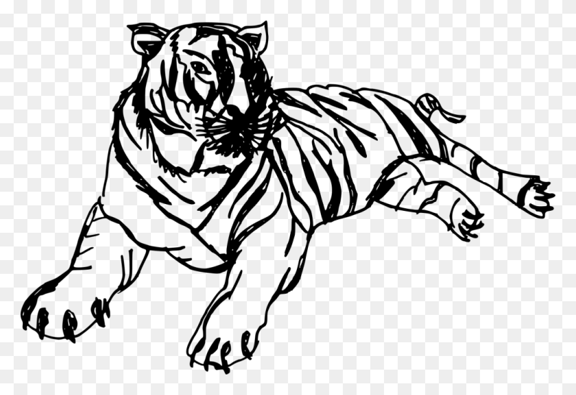 1024x679 Кисть Для Рисования Тигр Прозрачный Рисунок Тигра, Серый, Мир Варкрафта Png Скачать