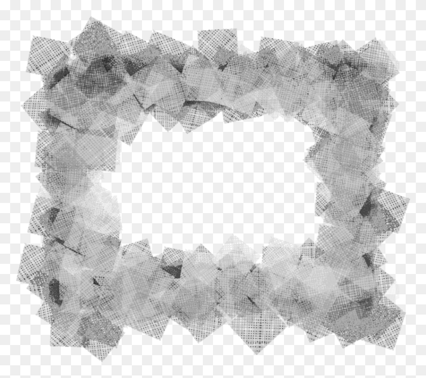 826x726 Brush Frame, Rug, Wreath, Hole HD PNG Download
