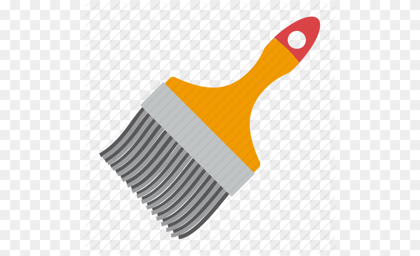 512x512 Brush Paint Tool Tools Icon, Device Sticker PNG