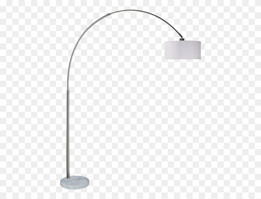 455x581 Brush Steel Arching Floor Lamp With Black Marble Base Arc Floor Lamp Marble Base, Lampshade, Table Lamp, Lighting Descargar Hd Png