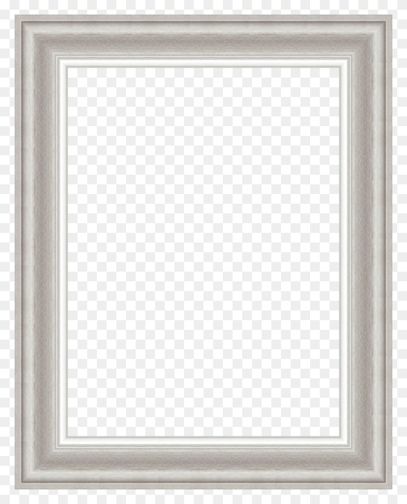 1000x1256 Brushed Silver Gunmetal Picture Frame, Door, Picture Window, Mirror HD PNG Download