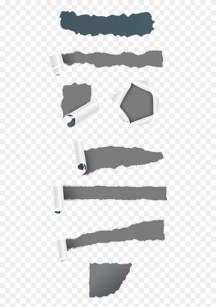 467x1134 Brushes De Papel Rasgado Couch, Weapon, Weaponry, Blade HD PNG Download