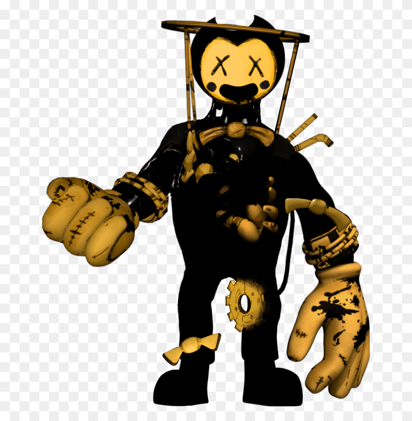 668x800 Brute Bendy Bendy And The Ink Machine Boris, Clothing, Apparel, Robot HD PNG Download