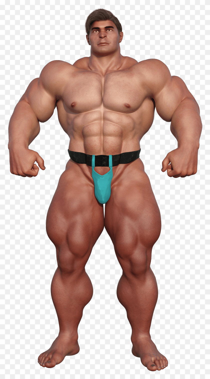 1109x2075 Brute Bodybuilder Bodybuilder Brute, Torso, Person, Human HD PNG Download
