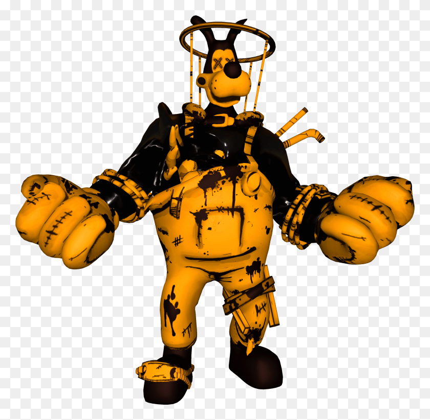 2722x2661 Brute Boris From Chapter 4 Of Bendy And The Ink Machine, Toy, Astronaut, Robot HD PNG Download