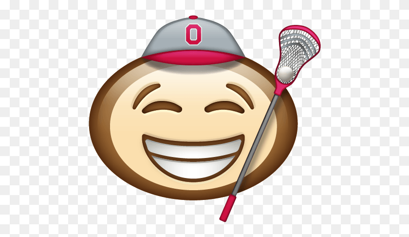 478x426 Brutmoji 2019 Lacrosse Ohio State Emoji, Head, Snowman, Winter HD PNG Download