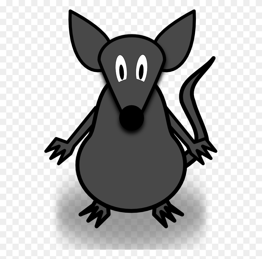 555x769 Bsantos Mouse Tweet 555px Black Rat Cartoon, Animal, Stencil, Wildlife HD PNG Download