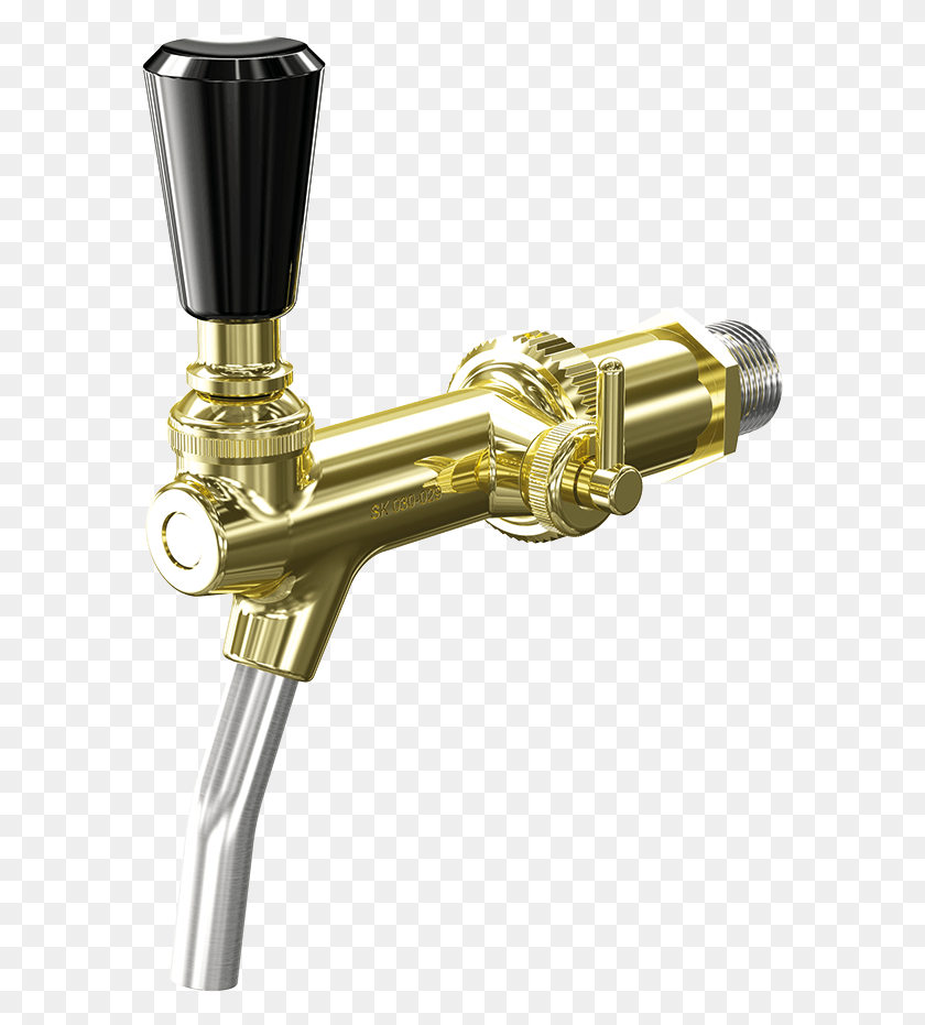 583x871 Bt 1001 Stainless Steel Pvd Coated With Restrictor Tap, Bronze, Blow Dryer, Dryer HD PNG Download