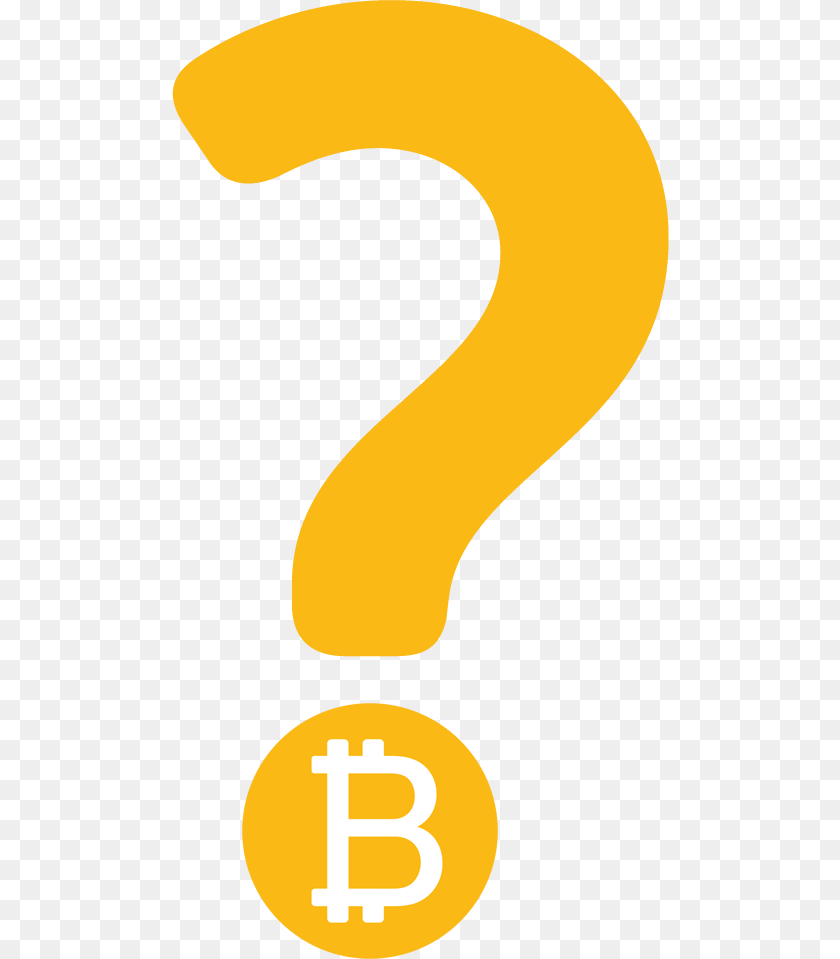 497x959 Btc Question Mark Bitcoin With A Question Mark, Logo, Symbol Transparent PNG