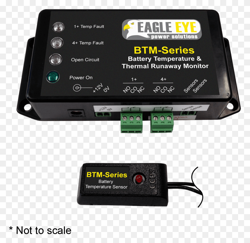 1655x1608 Btm Series Battery Temperature Monitor Sensor Eagle Eye Power Solutions, Adapter, Mobile Phone, Phone HD PNG Download