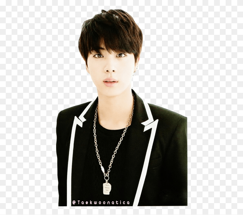 456x681 Bts Jin And Kpop Image Bts Blood Sweat And Tear Jin, Necklace, Jewelry, Accessories HD PNG Download
