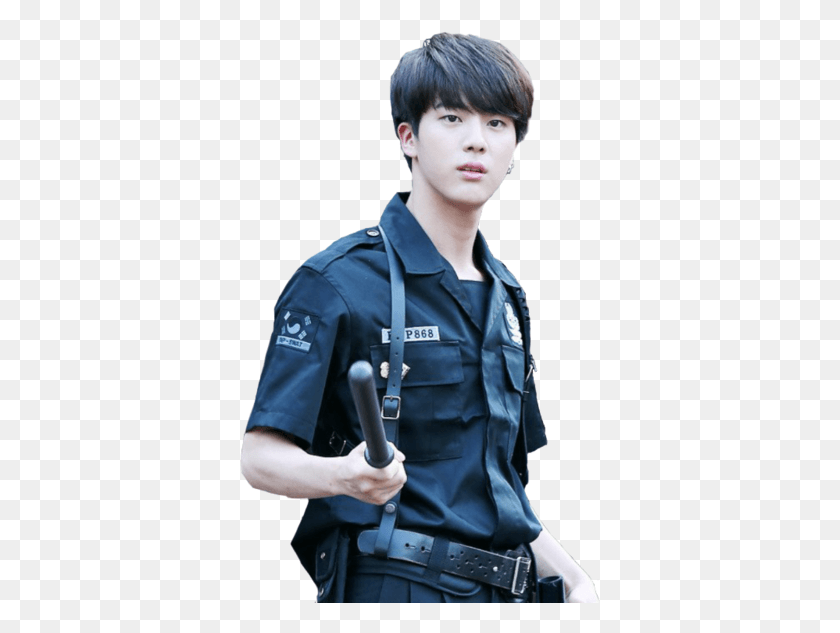 361x573 Bts Jin In Police Uniform Bts Jin Transparent, Person, Human, Military Uniform HD PNG Download