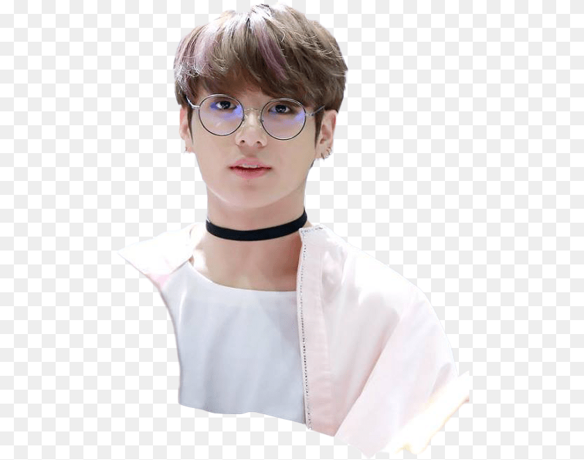 510x661 Bts Jungkook Bts Jungkook Spring Day Bts Spring Bts Jungkook Cute Glasses, Accessories, Head, Portrait, Photography Sticker PNG