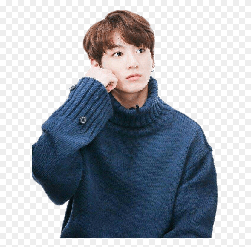 624x767 Bts Picsart Jungkook 19 Years Old, Clothing, Apparel, Sweater HD PNG Download