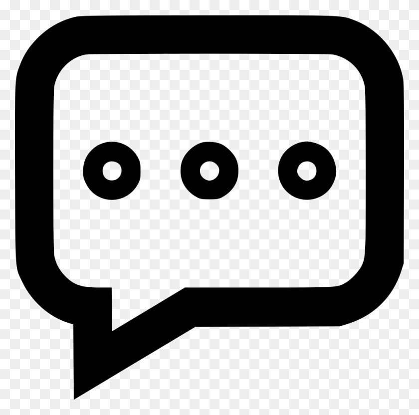 980x970 Bubble Chat Comment Communication Contact Message Speech Write Comments Icon, Symbol, Dice, Game HD PNG Download