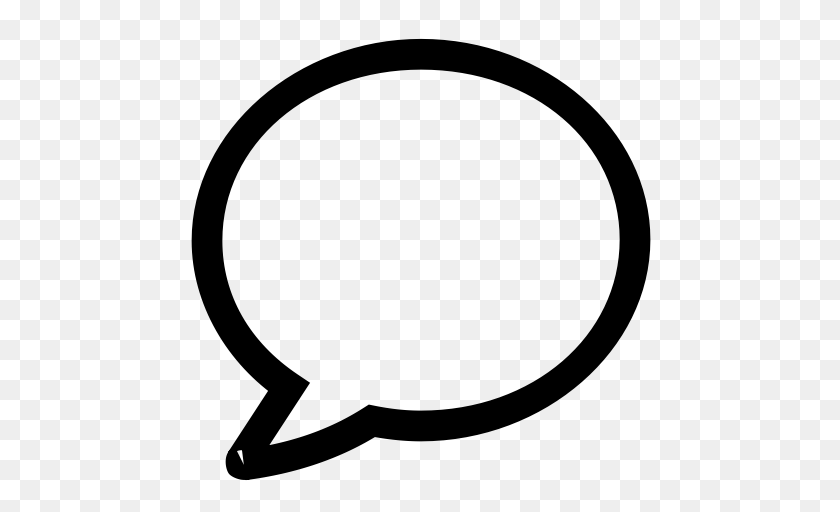 Bubble Chat Comment Conversation Sms Speech Icon, Gray Clipart PNG
