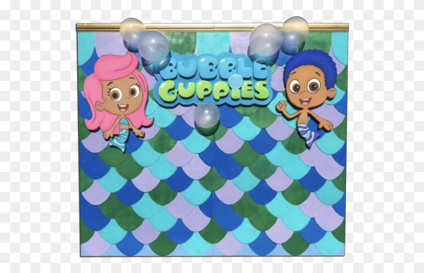 545x480 Bubble Guppies Backdrop For A Girl, Ball, Balloon, Graphics HD PNG Download