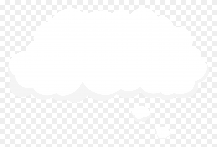 7785x5102 Bubble Speech Cloud Clip Art Image Cloud Speech Bubble, Pillow, Cushion, Mustache HD PNG Download