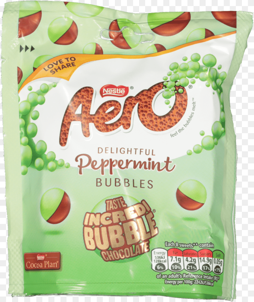 1008x1198 Bubbles Aero Chocolate Mint, Food, Snack Clipart PNG