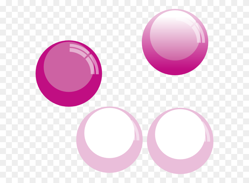600x558 Bubbles Clipart Free Pink Bubble Clip Art, Sphere, Tape, Cylinder HD PNG Download