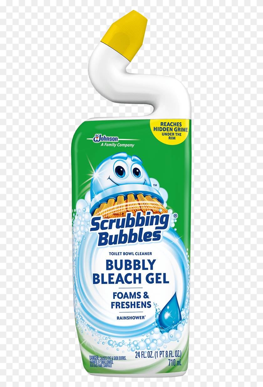 387x1177 Descargar Png Bubbly Bleach Gel Limpiador De Tazas De Inodoro Burbujas De Gel Javellisant, Publicidad, Cartel, Flyer Hd Png