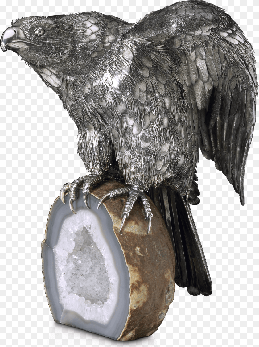 Buccellati Animals Eagle Silver Owl PNG