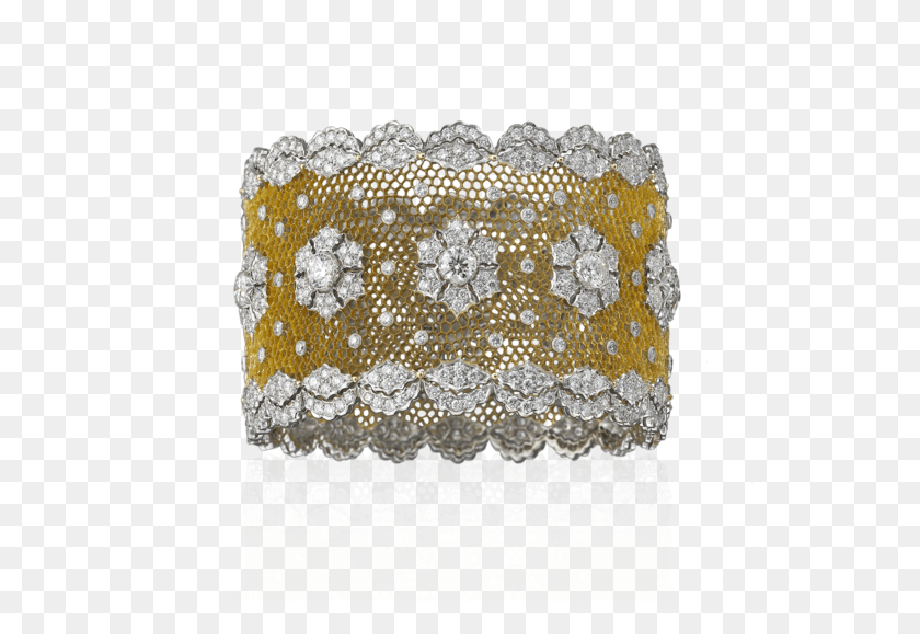 537x519 Buccellati Bracelets Caterina Bracelet High Jewelry Bracciali Buccellati, Lace, Cuff, Wedding Cake HD PNG Download