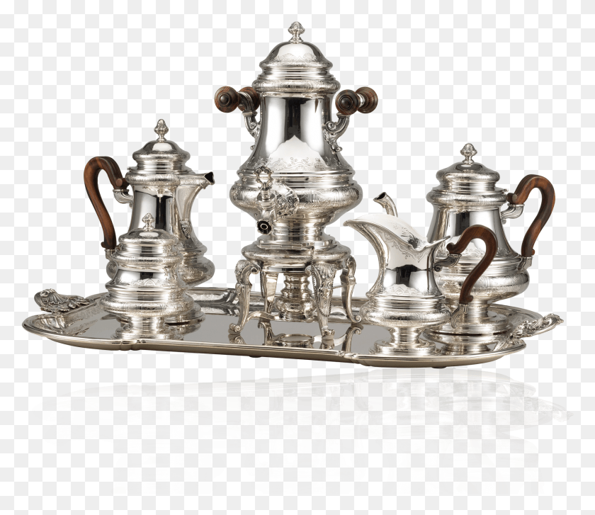 1729x1479 Buccellati Tea Coffee Sets Samovar Tea And Coffee Brass, Sink Faucet, Chess, Game HD PNG Download