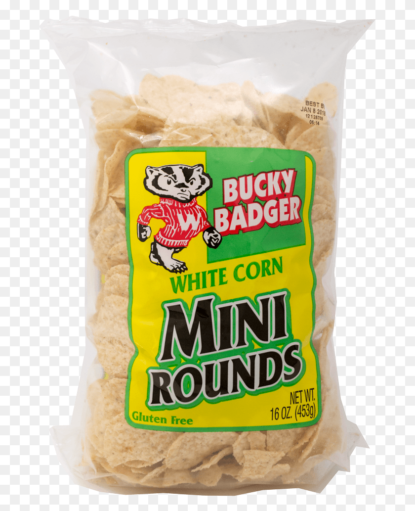 684x973 Bucky Badger Mini White Corn Tortilla Chips Seed, Plant, Food, Snack HD PNG Download