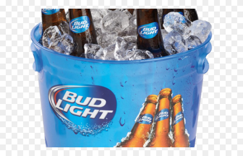 640x480 Bud Light Clipart Beer Bucket Transparent Bud Light Bucket, Alcohol, Beverage, Drink HD PNG Download